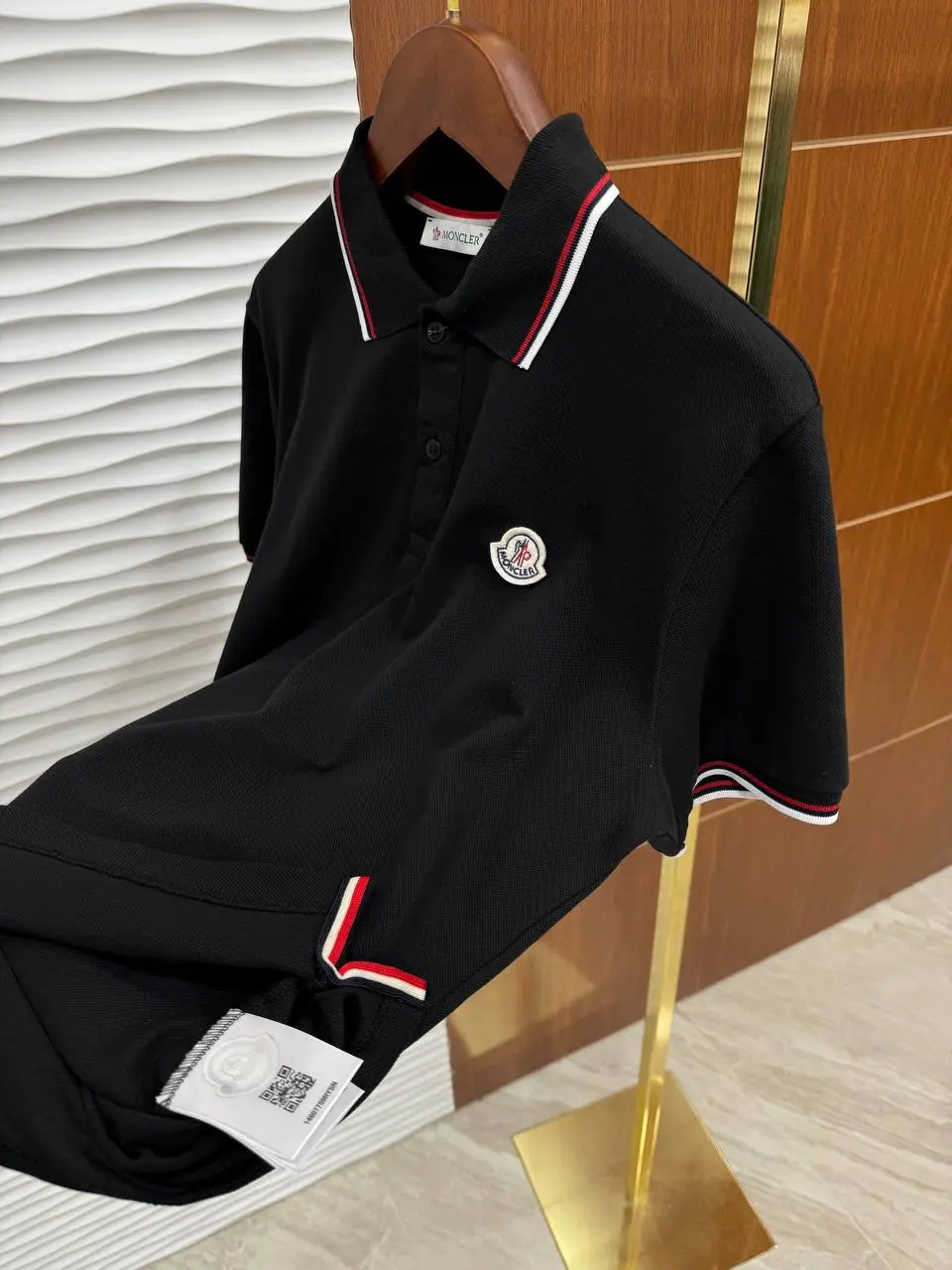Moncler Logo Patch Polo T-Shirt