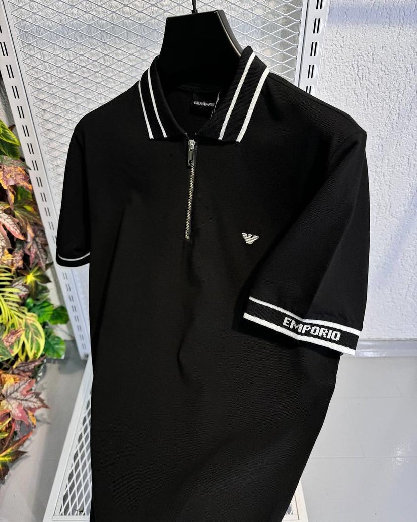 EA Fermuar Kapamalı Polo Yaka T-Shirt