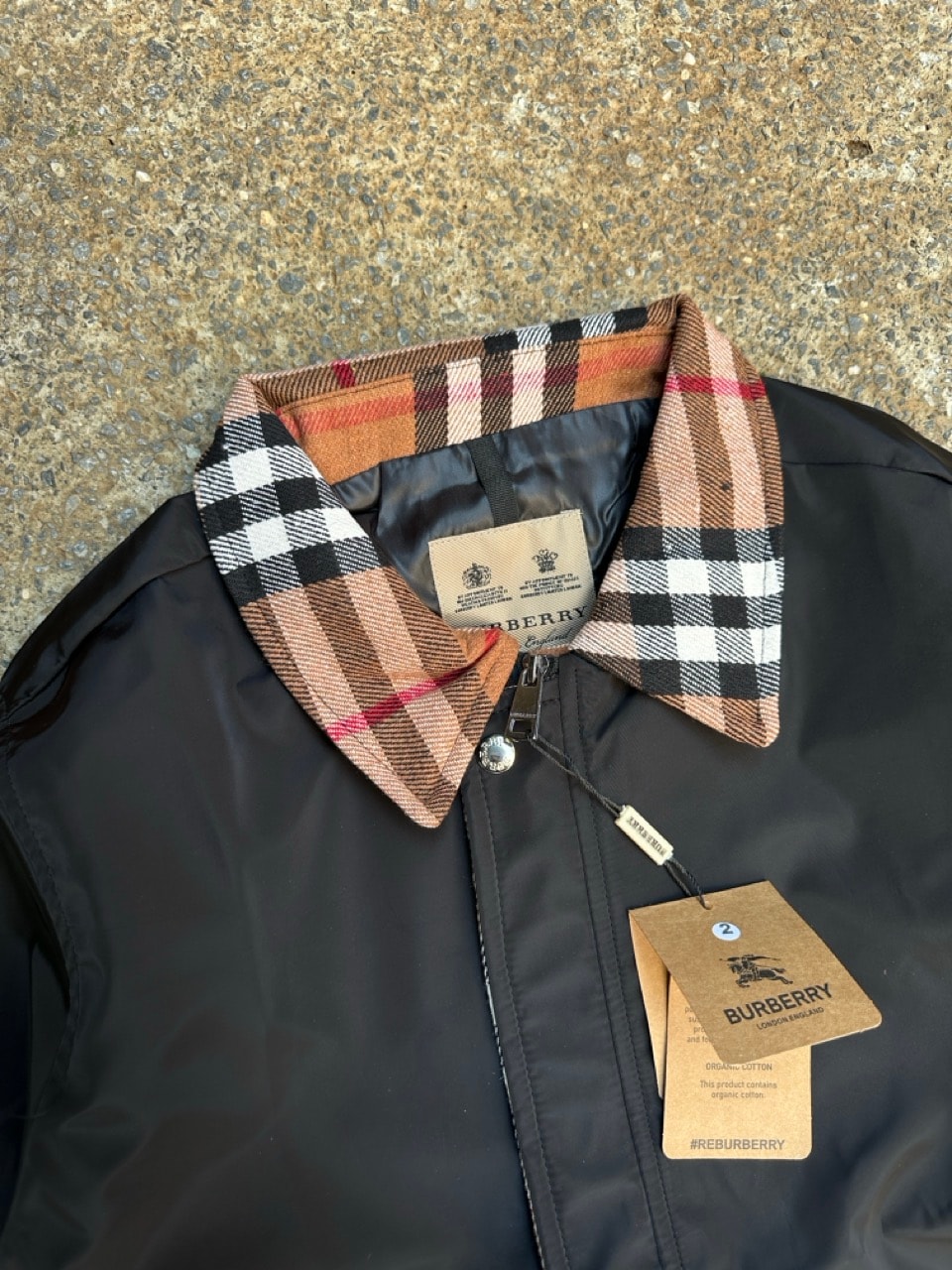 EKD Yaka Logo Embroidered Ceket