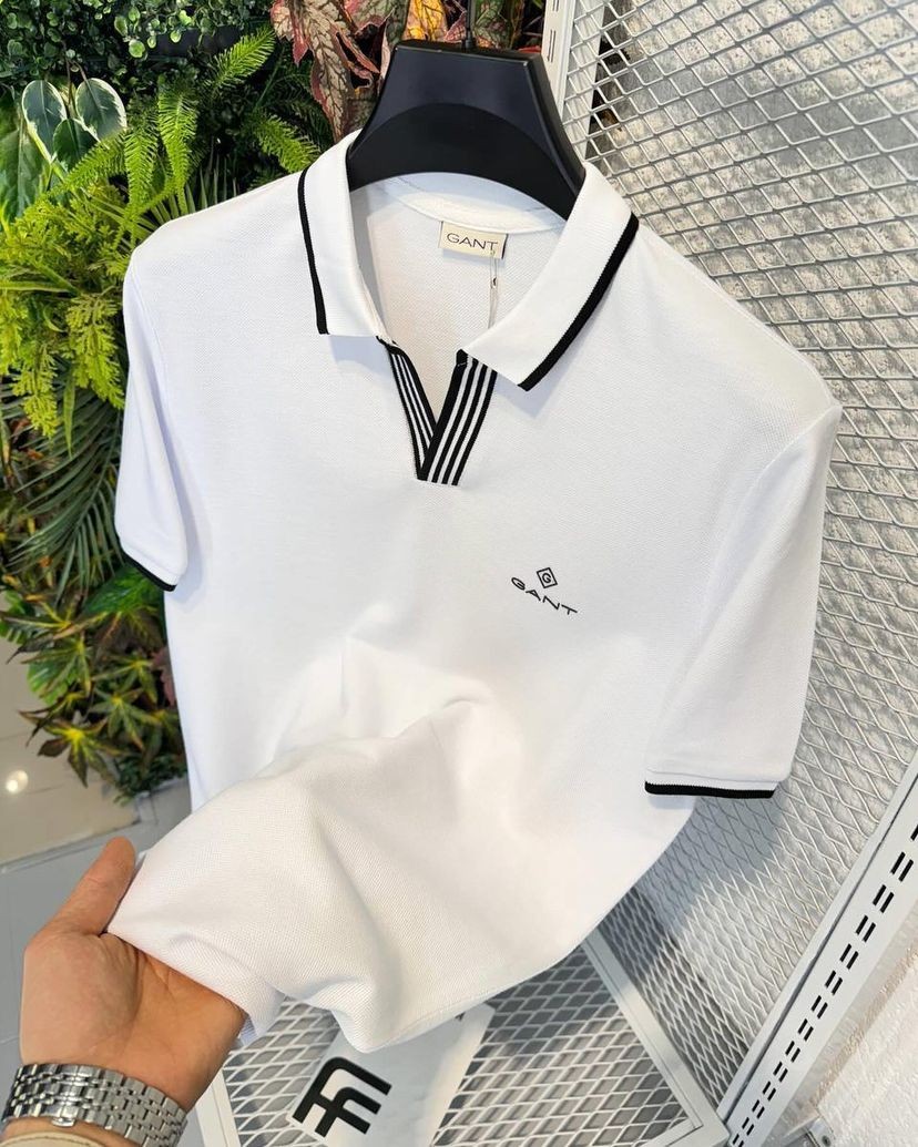 Polo Yakalı Cotton T-Shirt