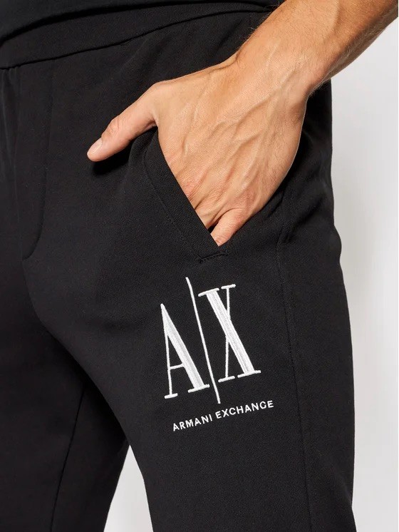 AX Logo Premium Black Eşofman Takımı