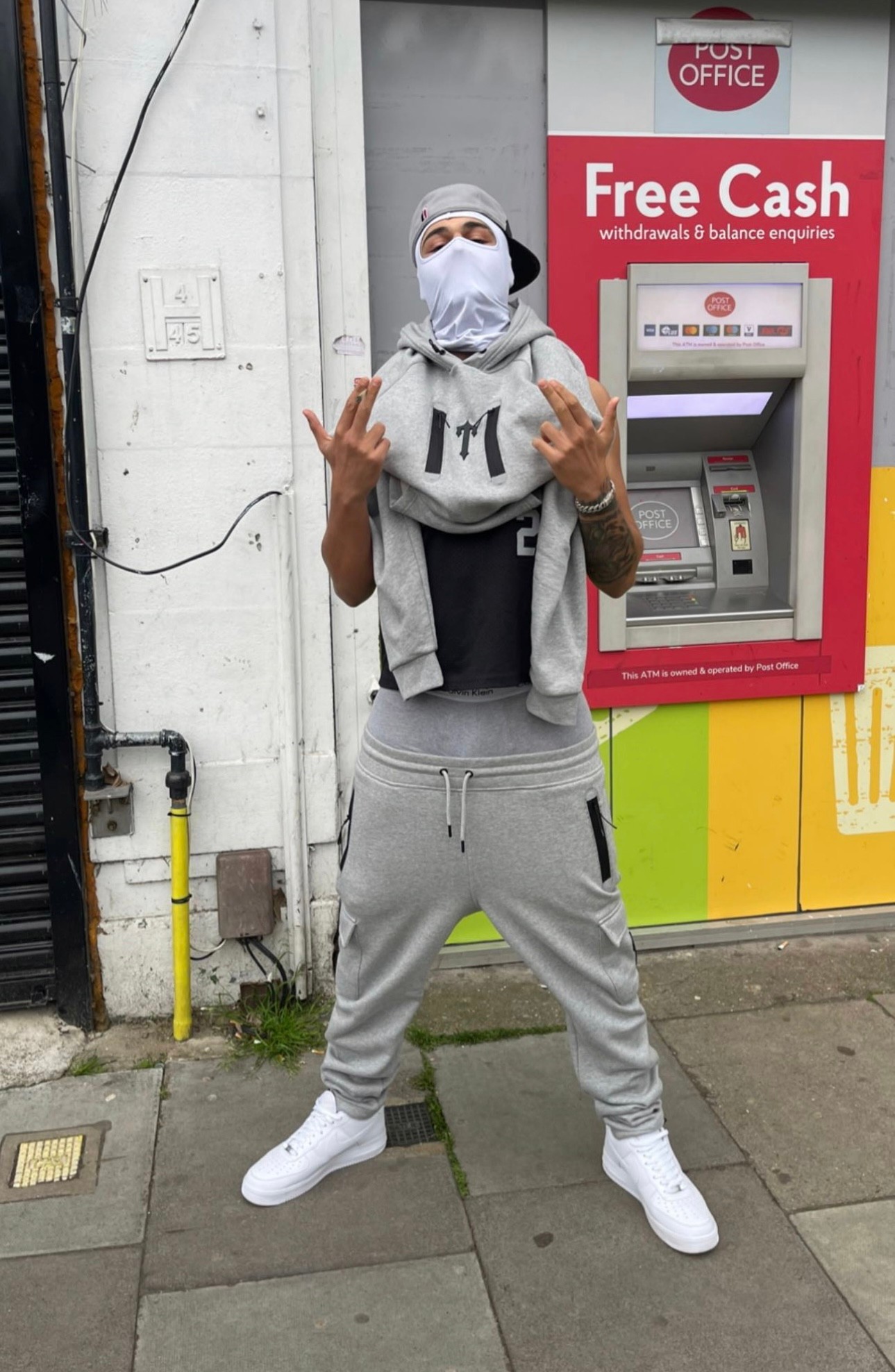 Irongate T Trap Fleece Gri Eşofman Takımı