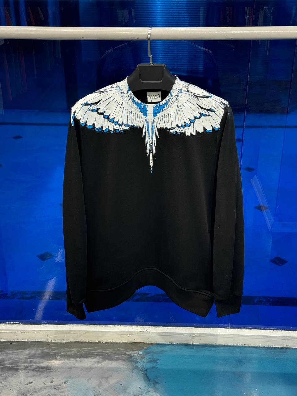 Wings Print Crew Neck Sweat