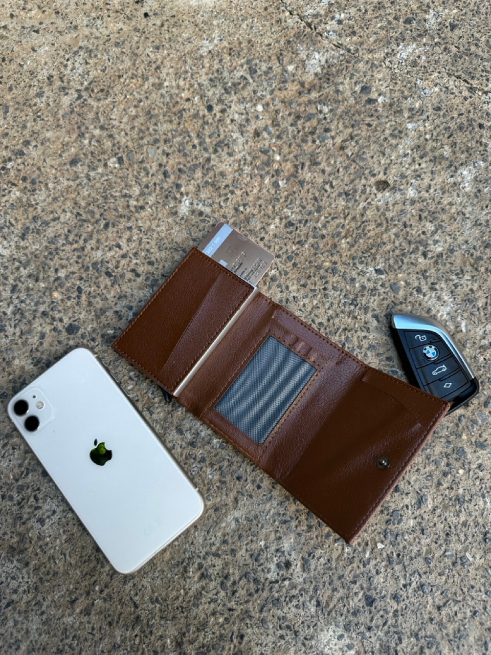 Deri Mekanizmalı Cüzdan