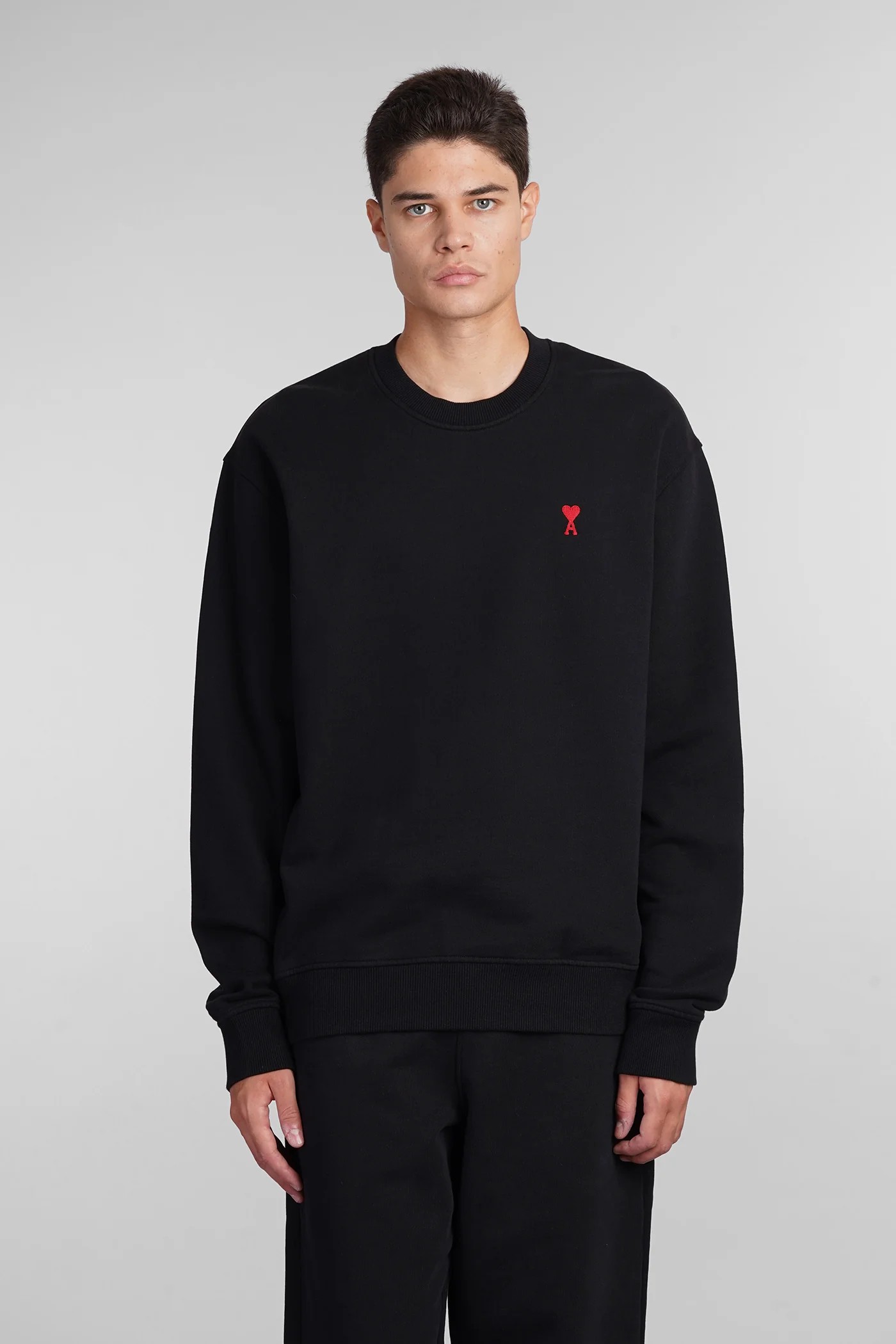 Red Logo Cotton Sweat