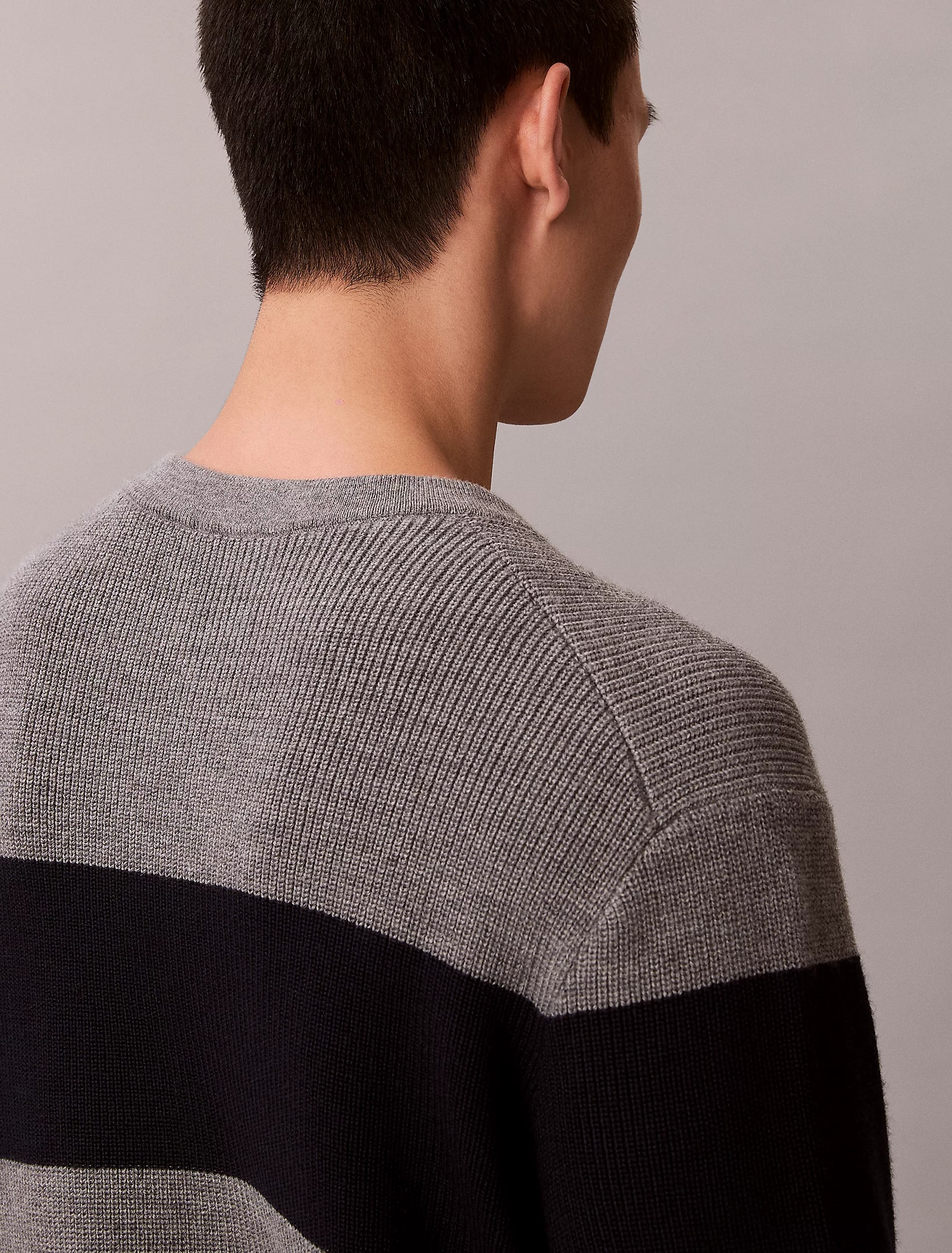 CK Bold Stripe Crewneck Kazak