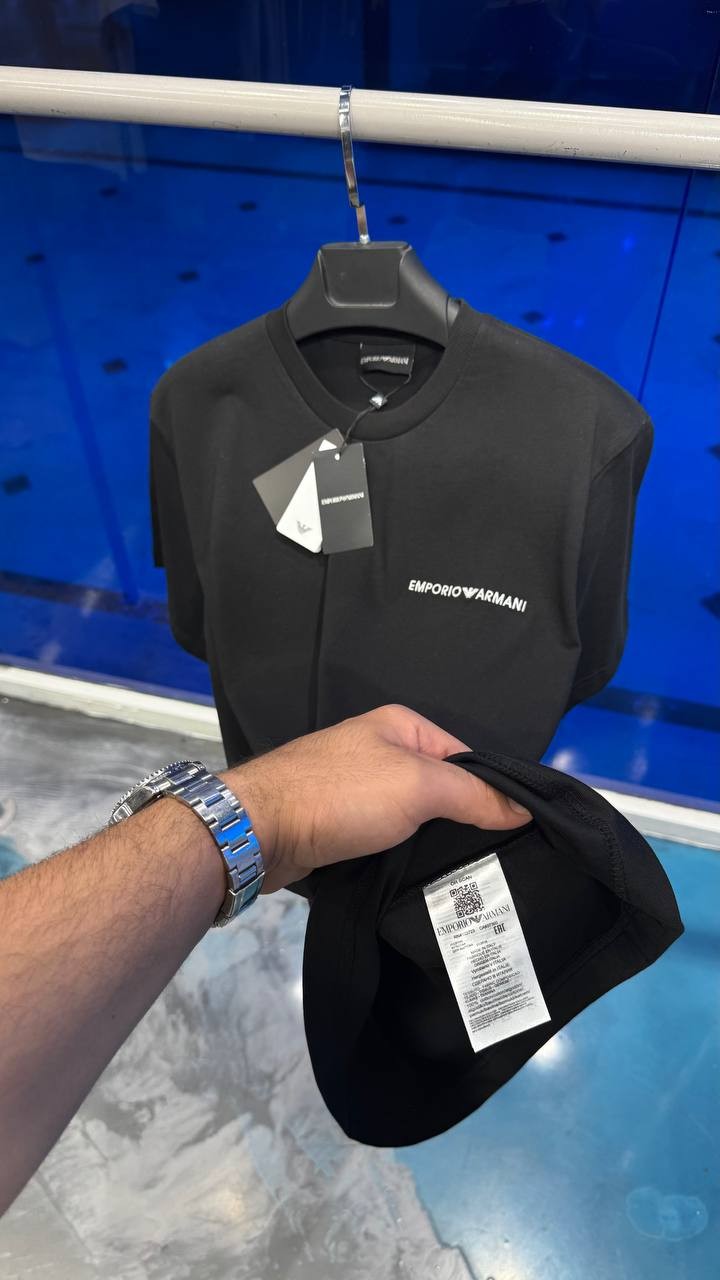 EA Micro Logo Crew Neck T-Shirt