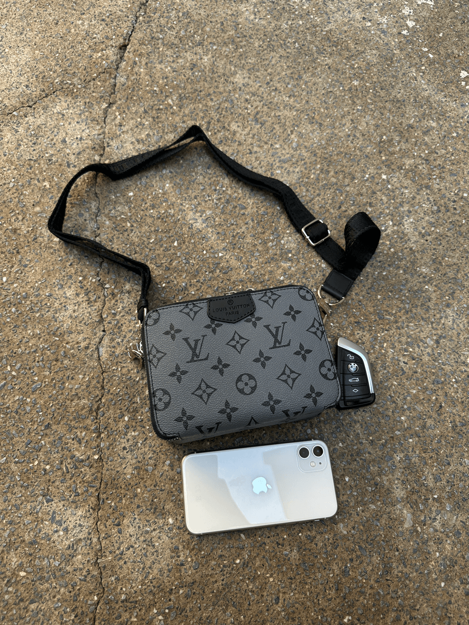 Match Dark Grey Unisex Çanta