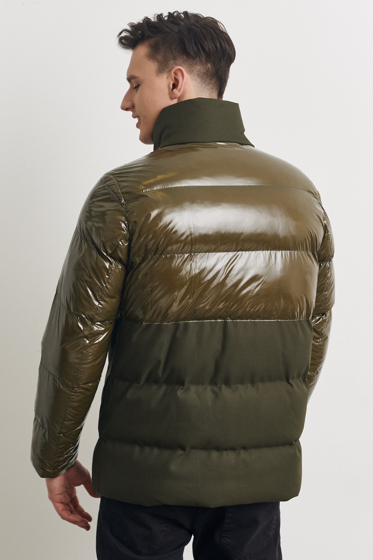 Haki Çift Parçalı Mont