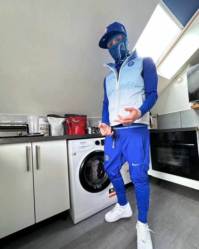 Blue/White Detachable Yelek