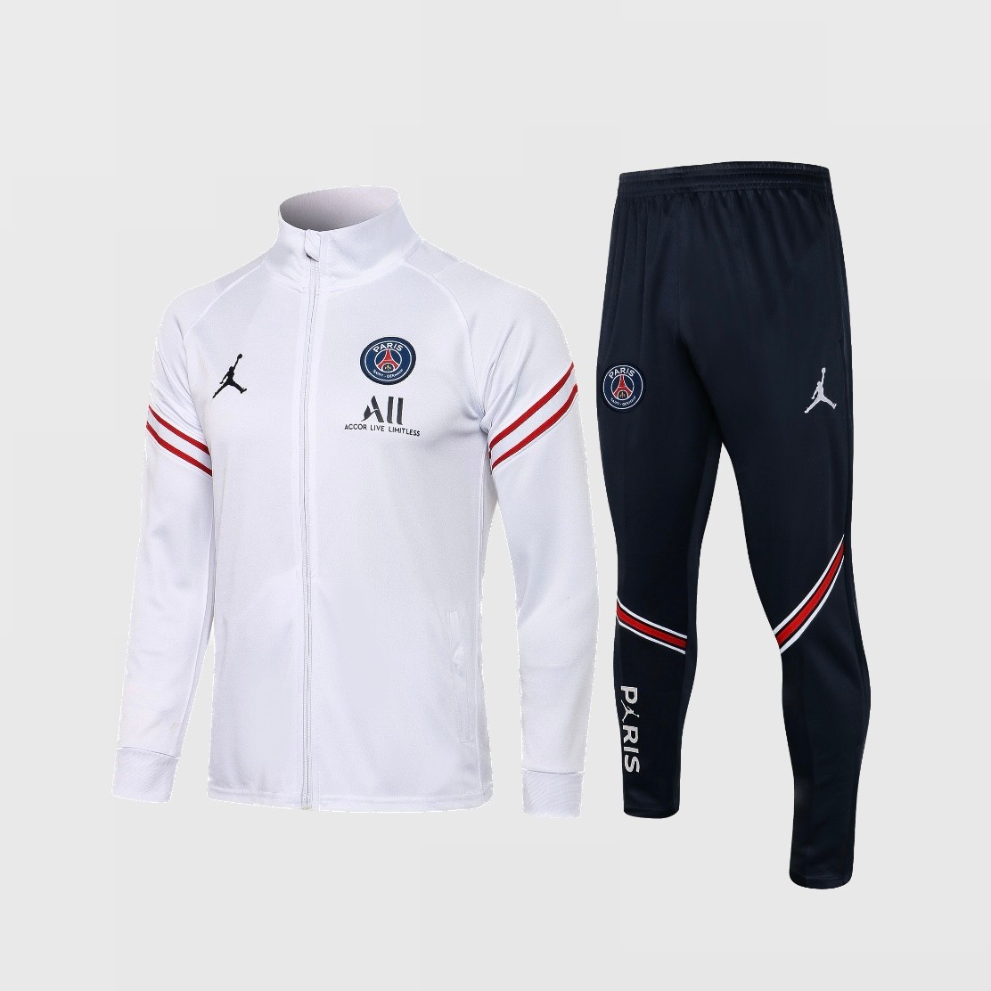 Paris St Germain Training Eşofman Takımın White/Dark Blue