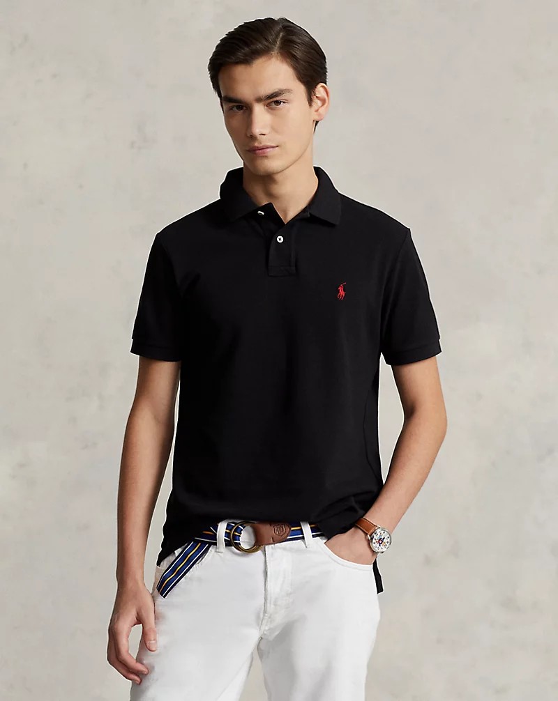 Ralph lauren logo on shirt best sale