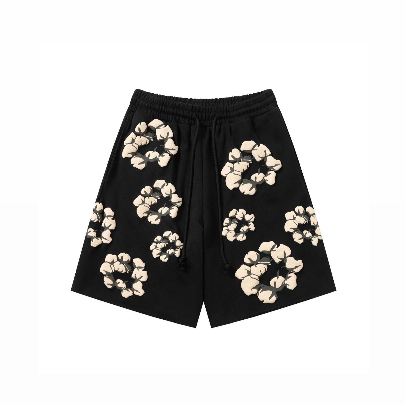 Denim Tears The Cotton Wreath Şort - Black/Rose/Bronze