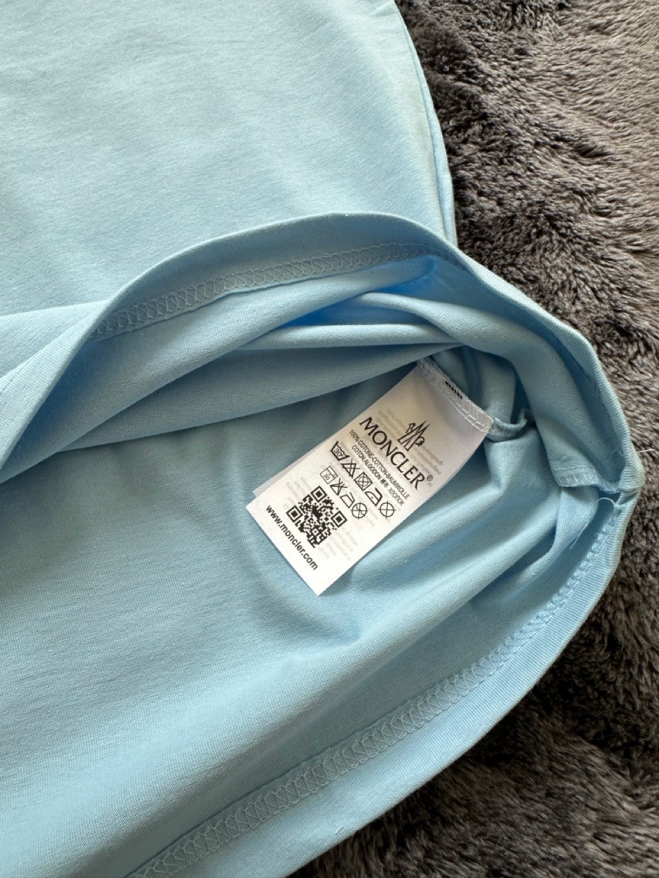 Half Oversize Big Logo Cotton T-Shirt