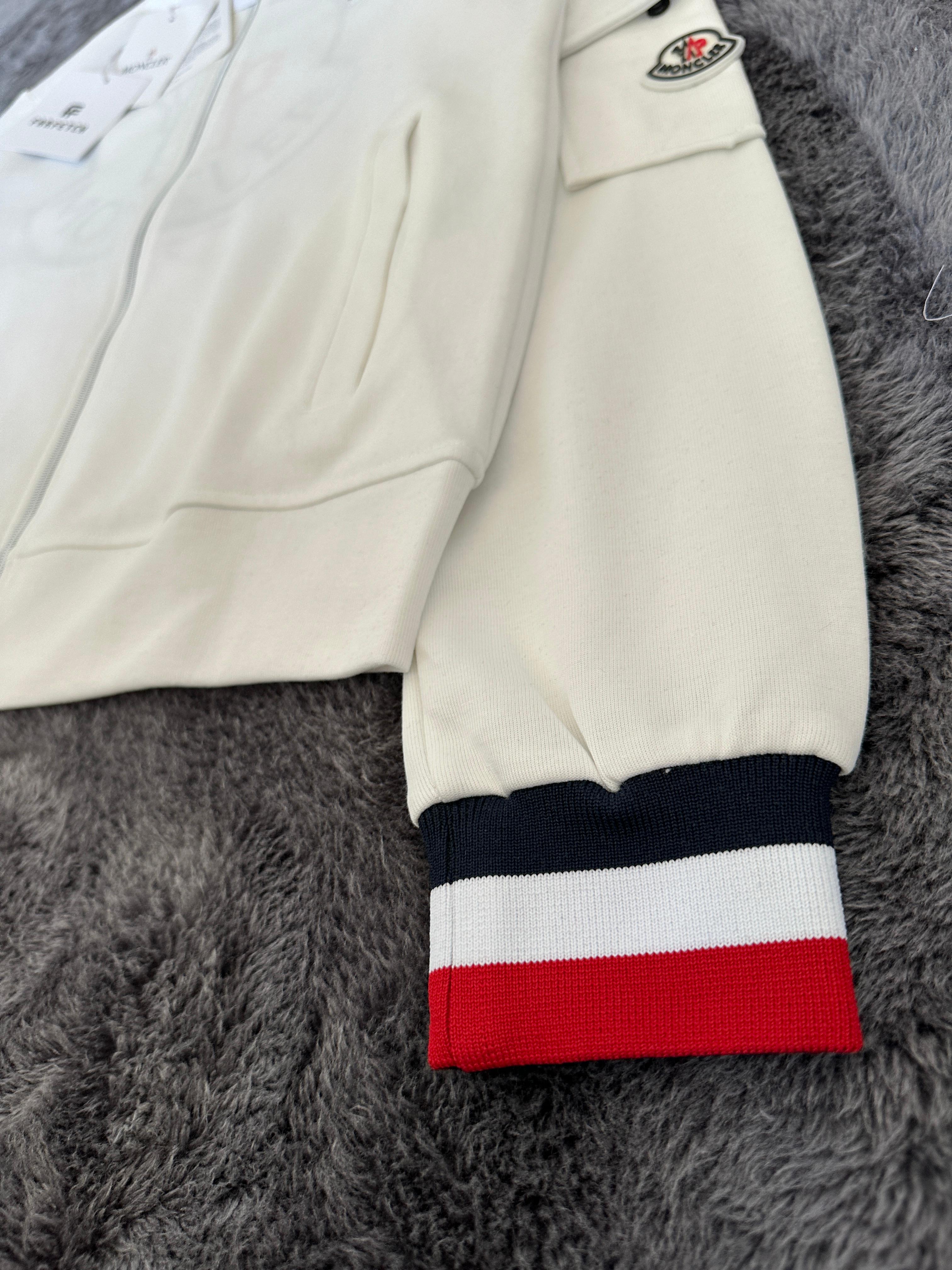 Double Patch Logo Fermuarlı Ceket
