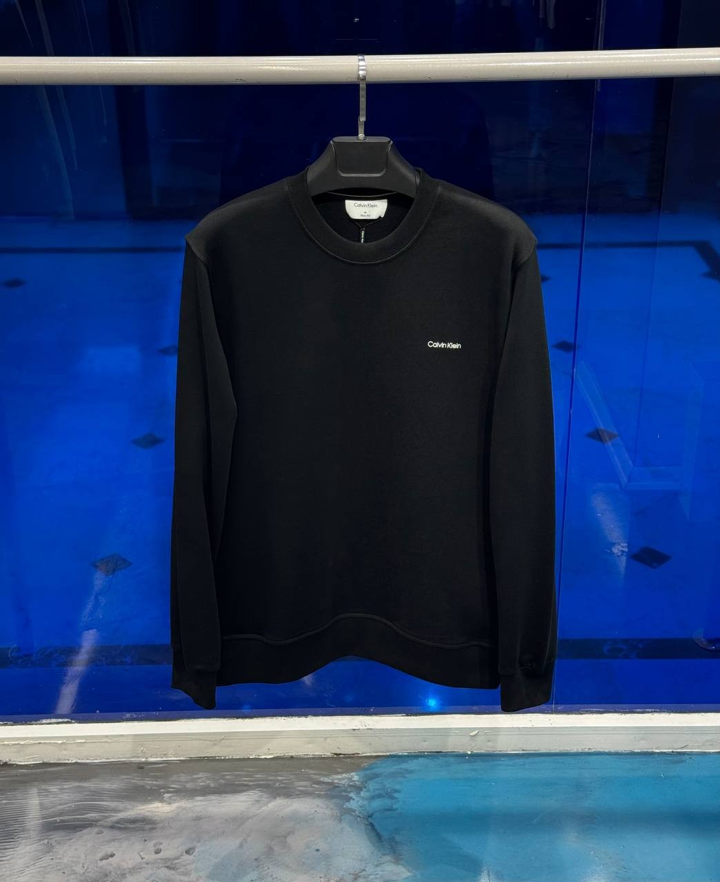 CK Minimal Logo Black Sweatshirt