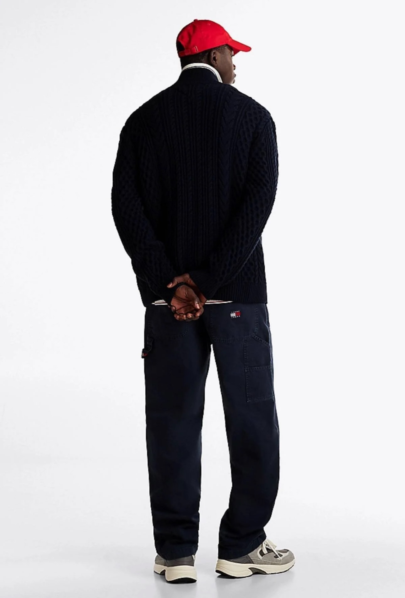Classic Cable Half Zip Triko