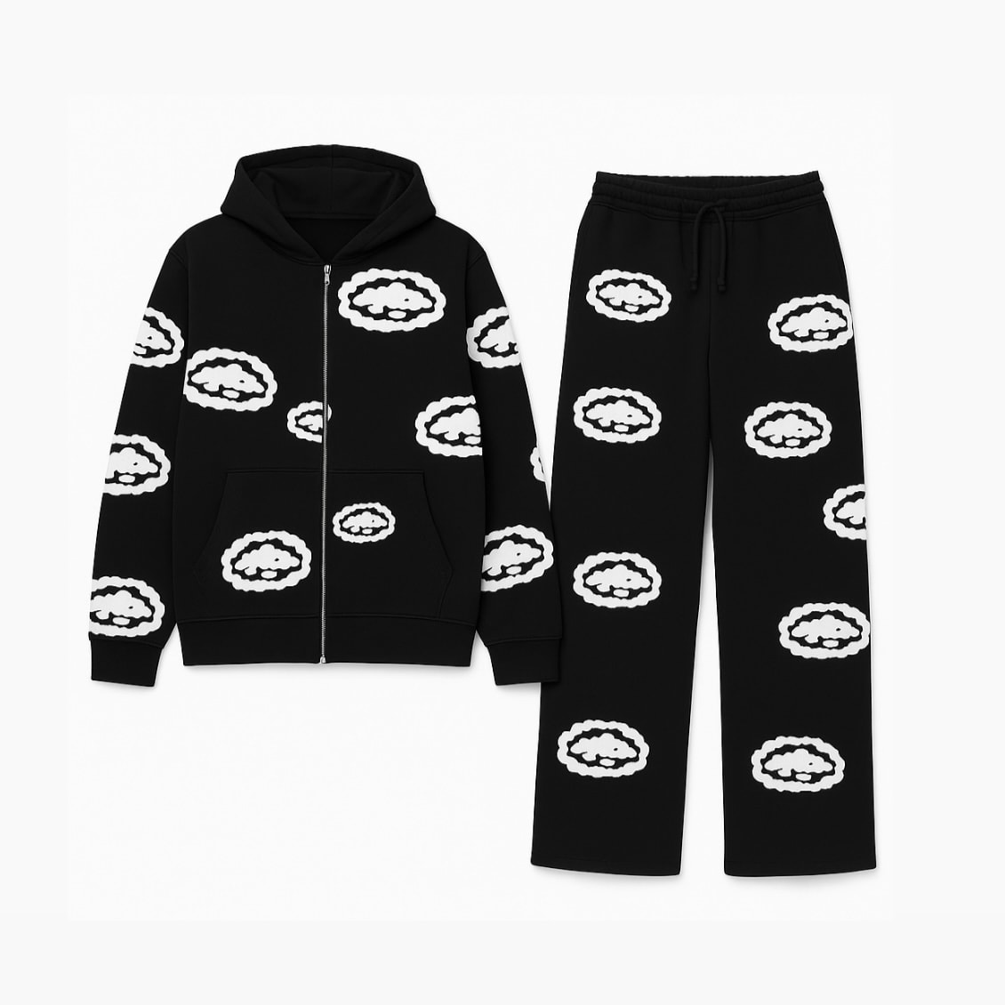 Denim Tears x Corteiz Cotton Wreath Eşofman Takımı 