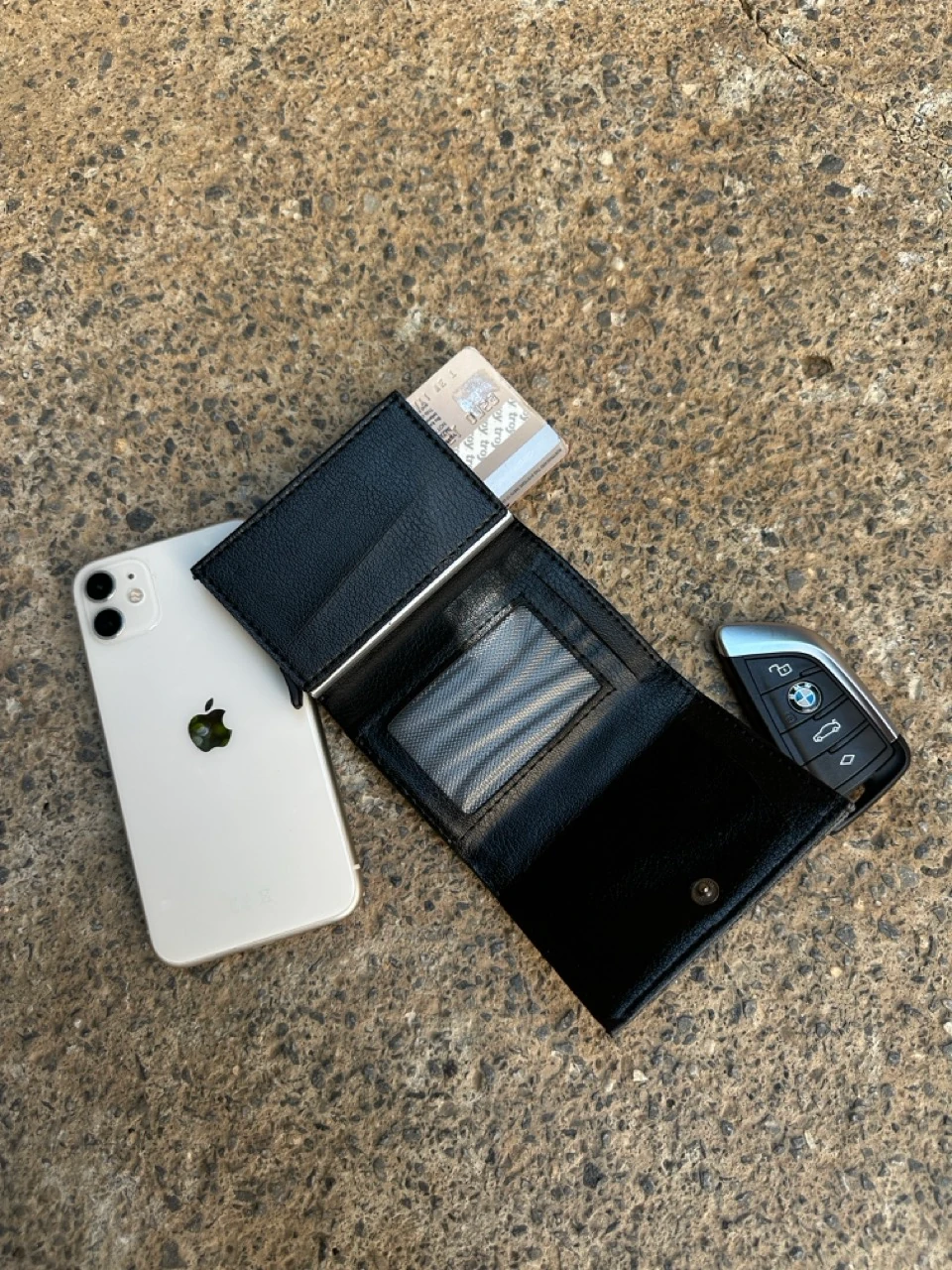 CD Deri Mekanizmalı Cüzdan