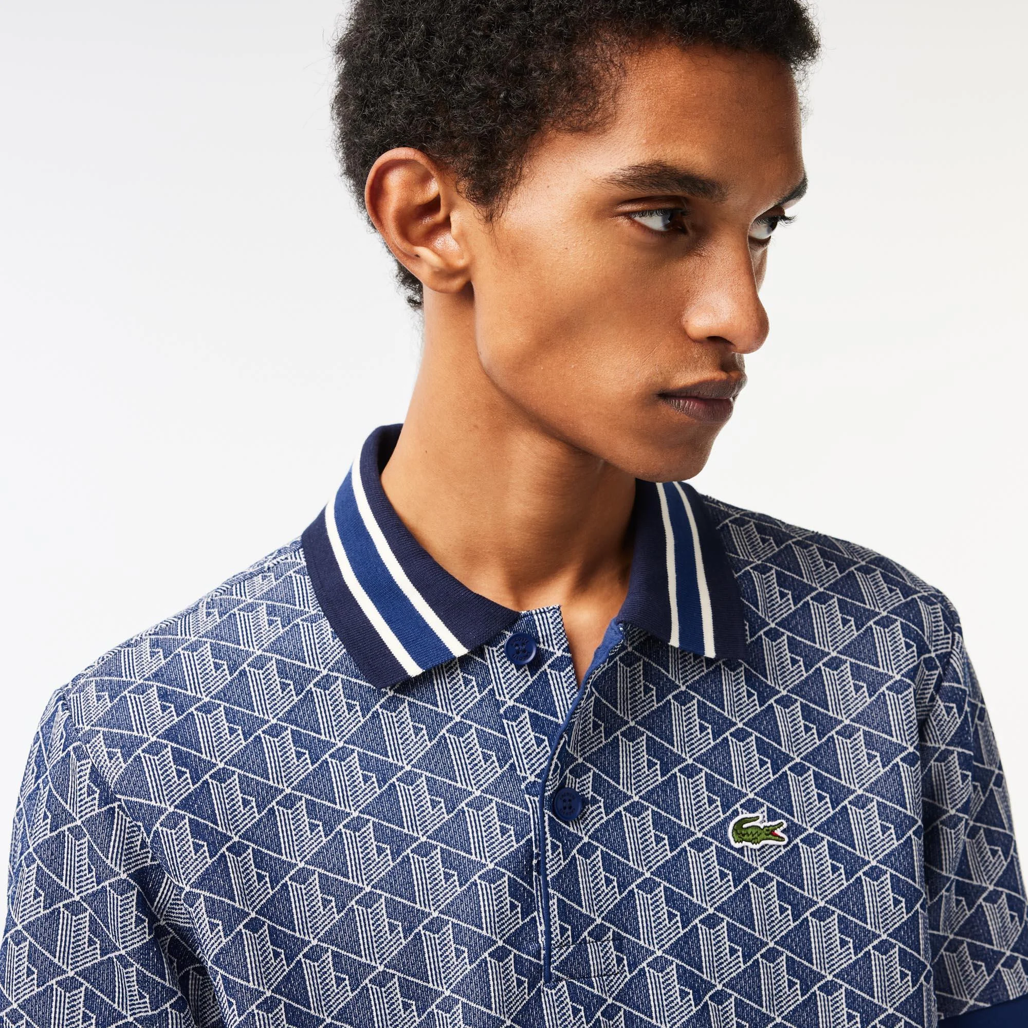 Monogram Classic Fit Polo Yaka T-Shirt