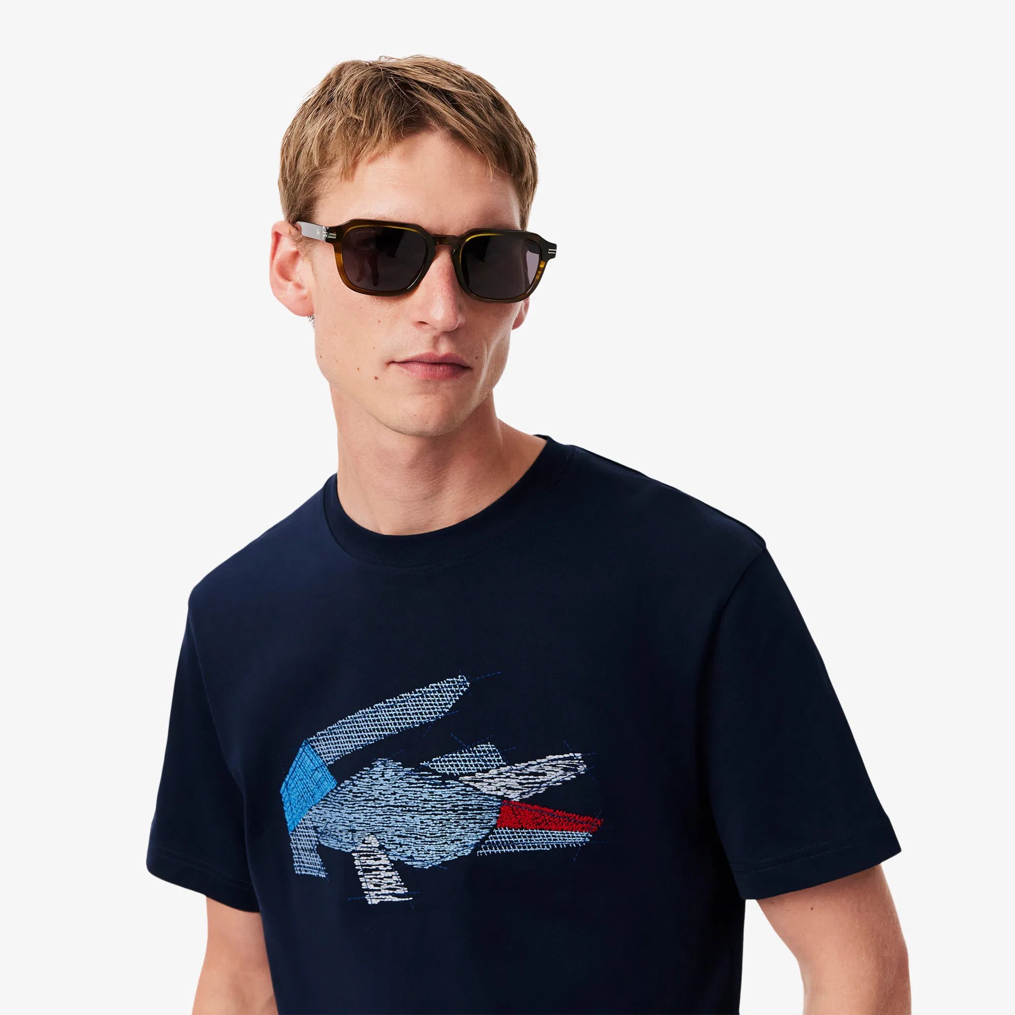 Classic Fit Bisiklet Yaka T-Shirt