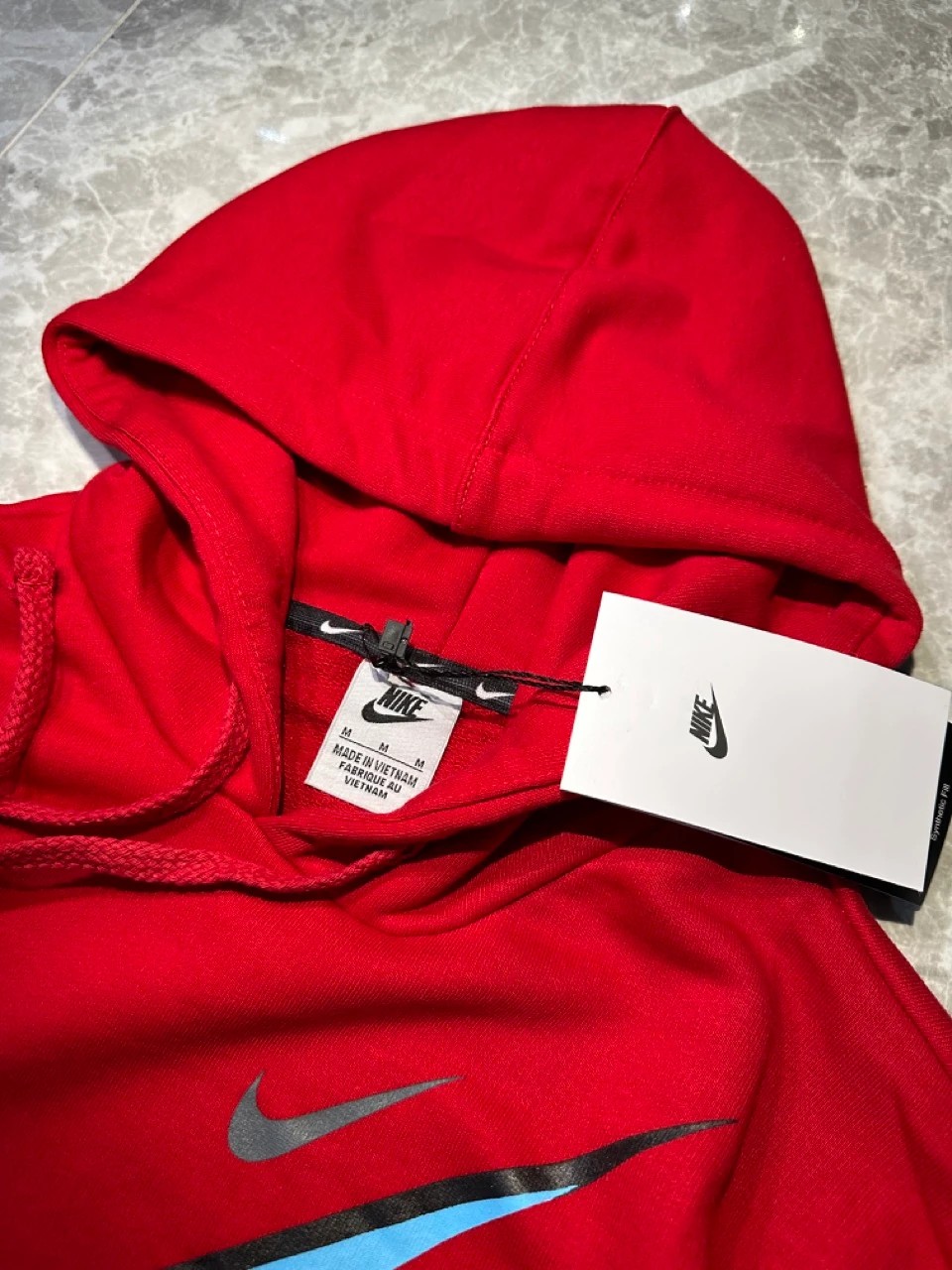 Triple Swoosh Graphic Kapüşonlu Hoodie
