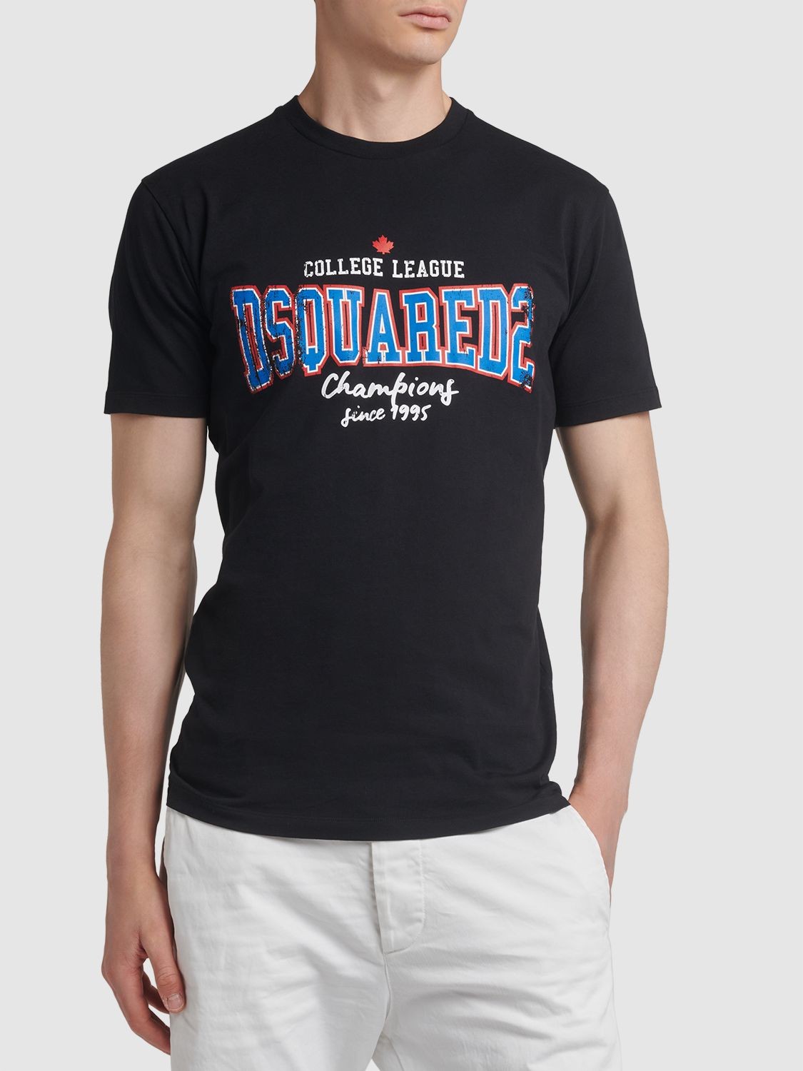 College DQ2 Logo Cotton T-Shirt