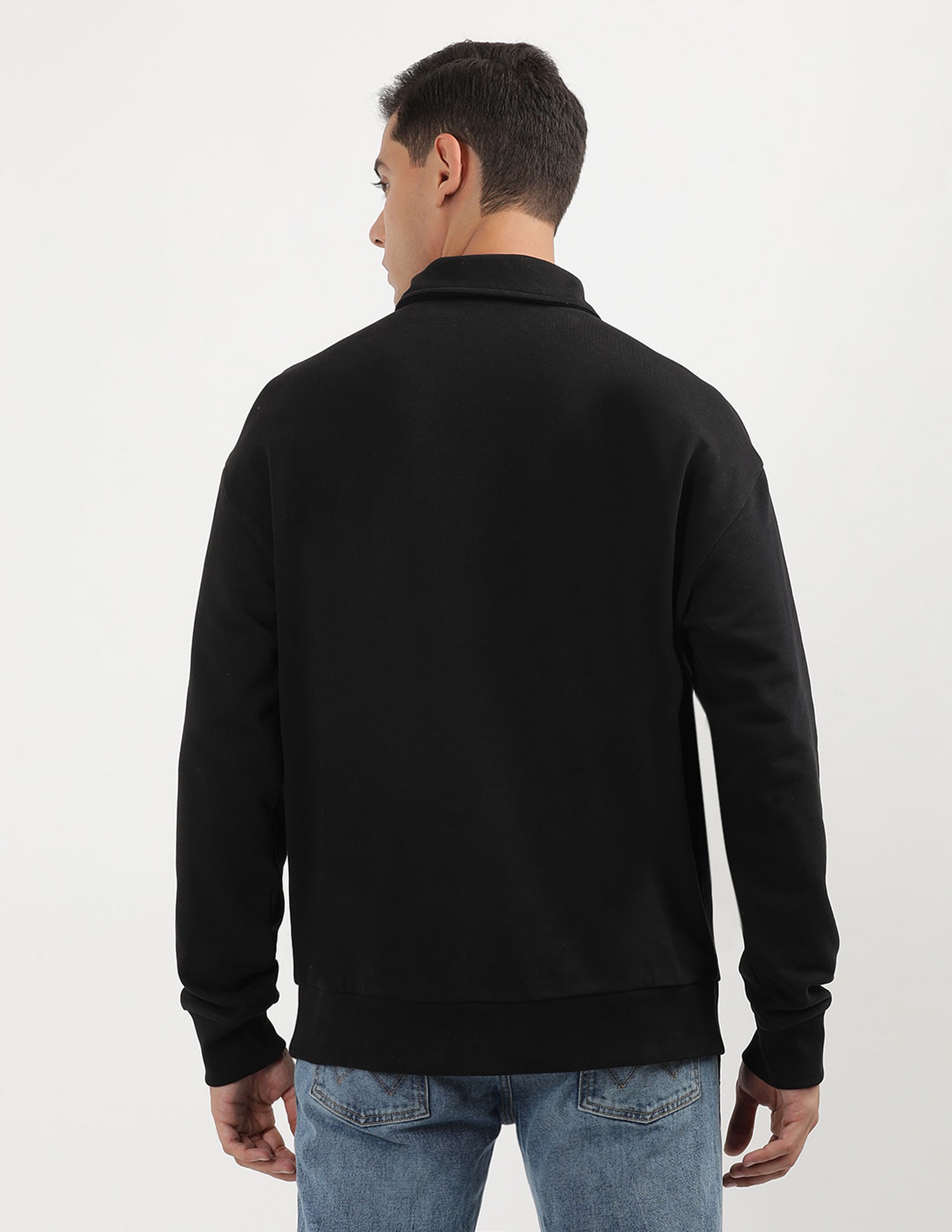 CK Fermuar Yakalı Wing Sweatshirt