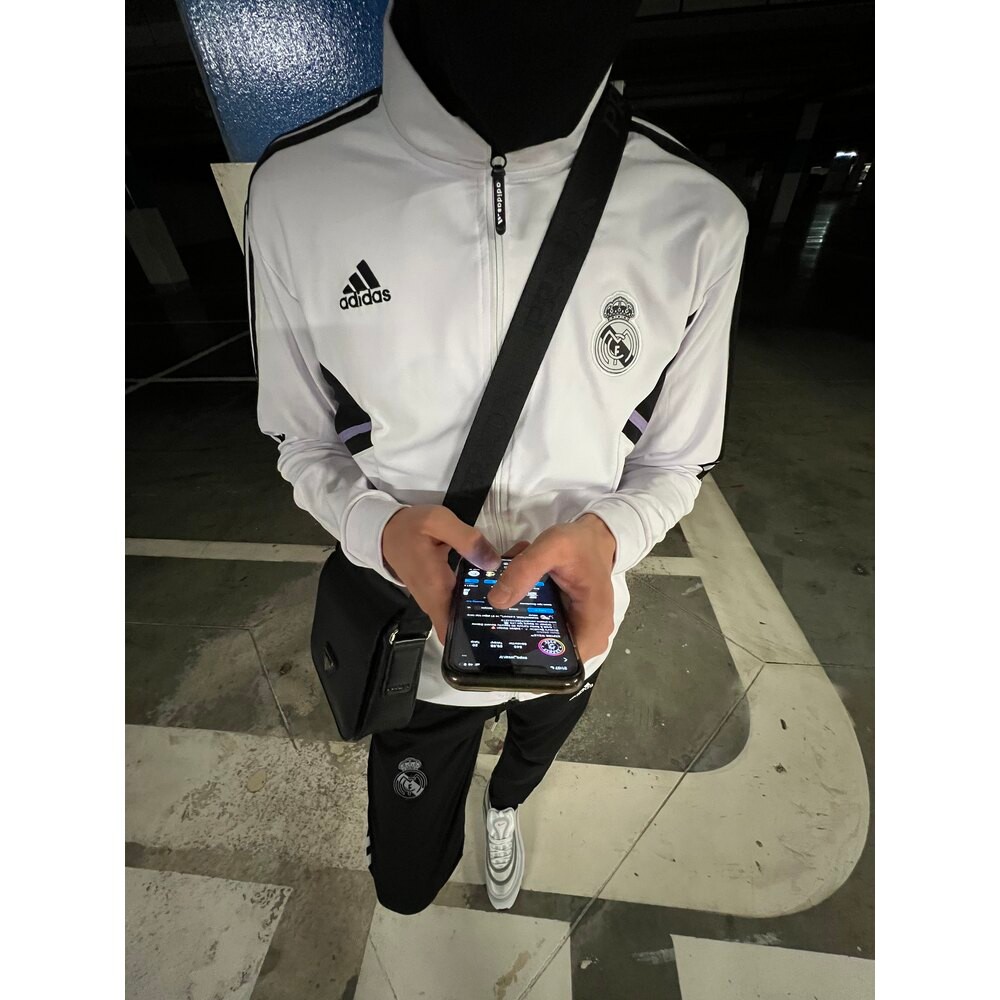 Real Madrid Training Eşofman Takımı White/Black/Purple