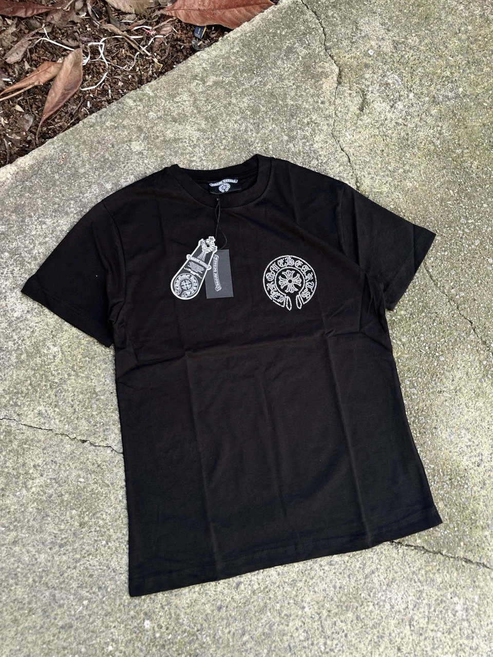 トップス Chrome Hearts Horse Shoe T-Shirt Chrome Hearts St. Barths Exclusive Horseshoe T-Shirt
