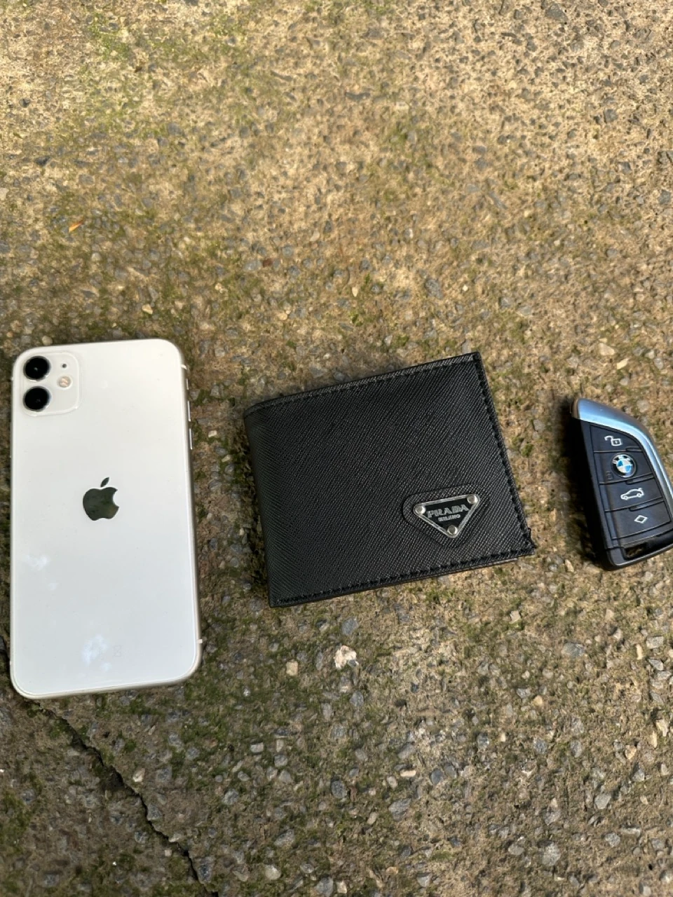 Silver Logo Siyah Deri Cüzdan