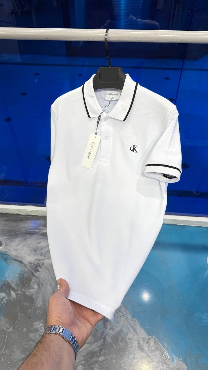 Mini cK Logo Polo Yaka T-Shirt