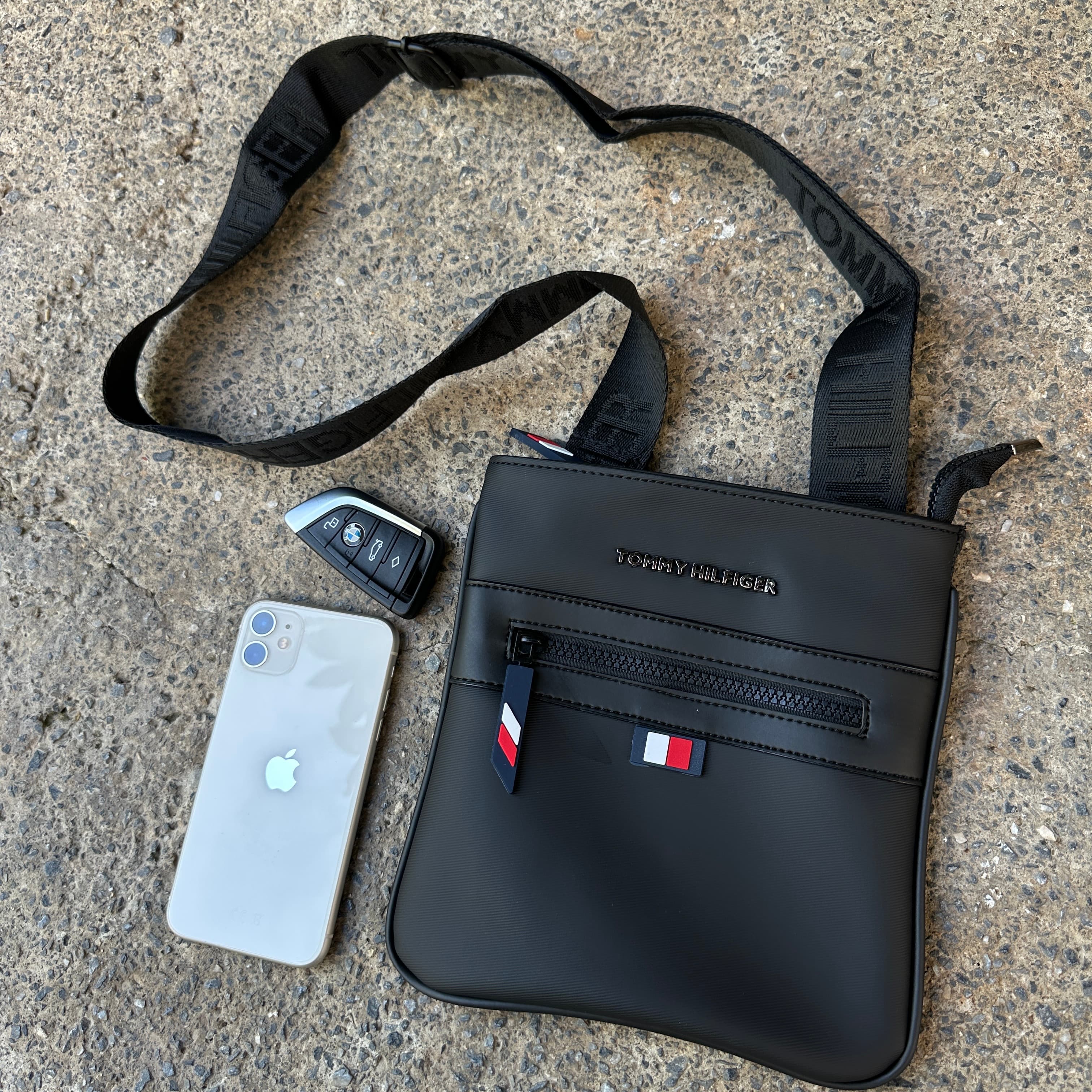 Erkek Essential Pu Mini Çapraz Çanta