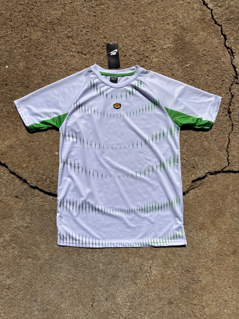 Tn Tee Yeşil/Beyaz Vintage T-Shirt