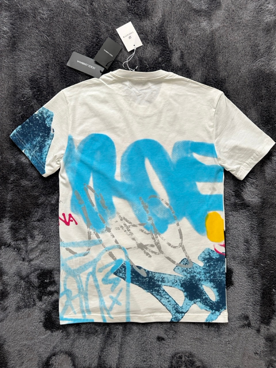 Graffiti-Print Cotton T-Shirt