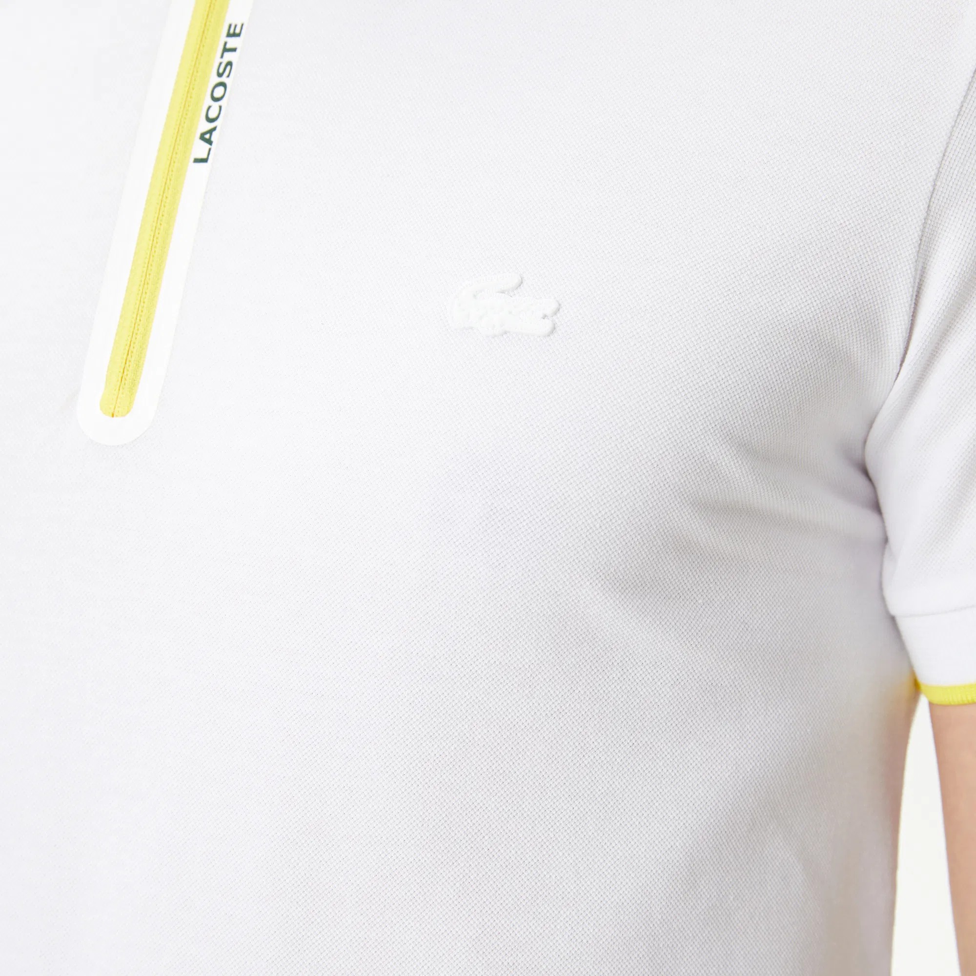 Fermuarlı Polo Yaka T-Shirt