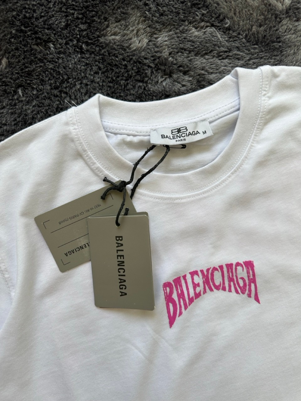 Pink Logo Cotton T-Shirt