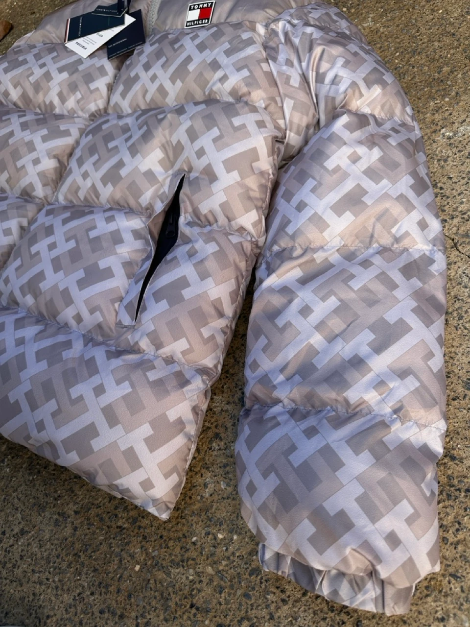 Tjm Alaska Down Desenli Puffer Mont