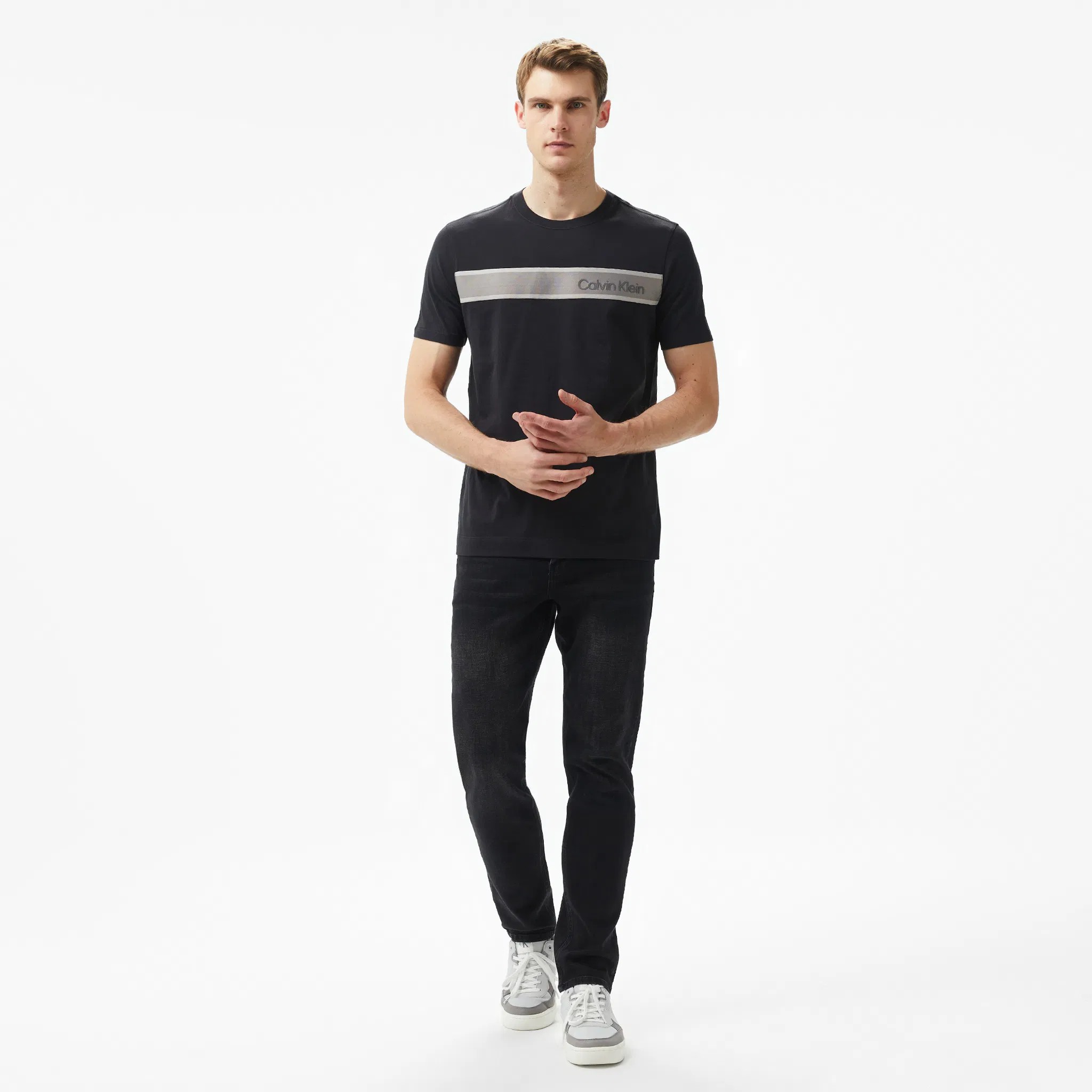 CK Relaxed Erkek Siyah T-Shirt