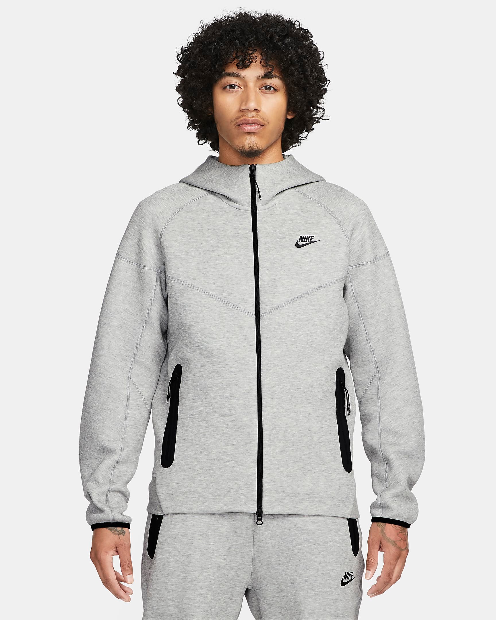 Sportswear New Tech Fleece Windrunner Eşofman Takımı - Dark Grey Heather