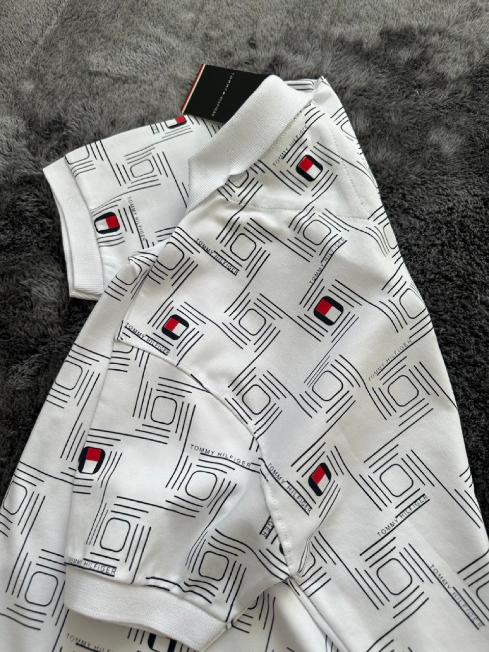 TH Desenli Relax Fit Polo Yaka T-Shirt