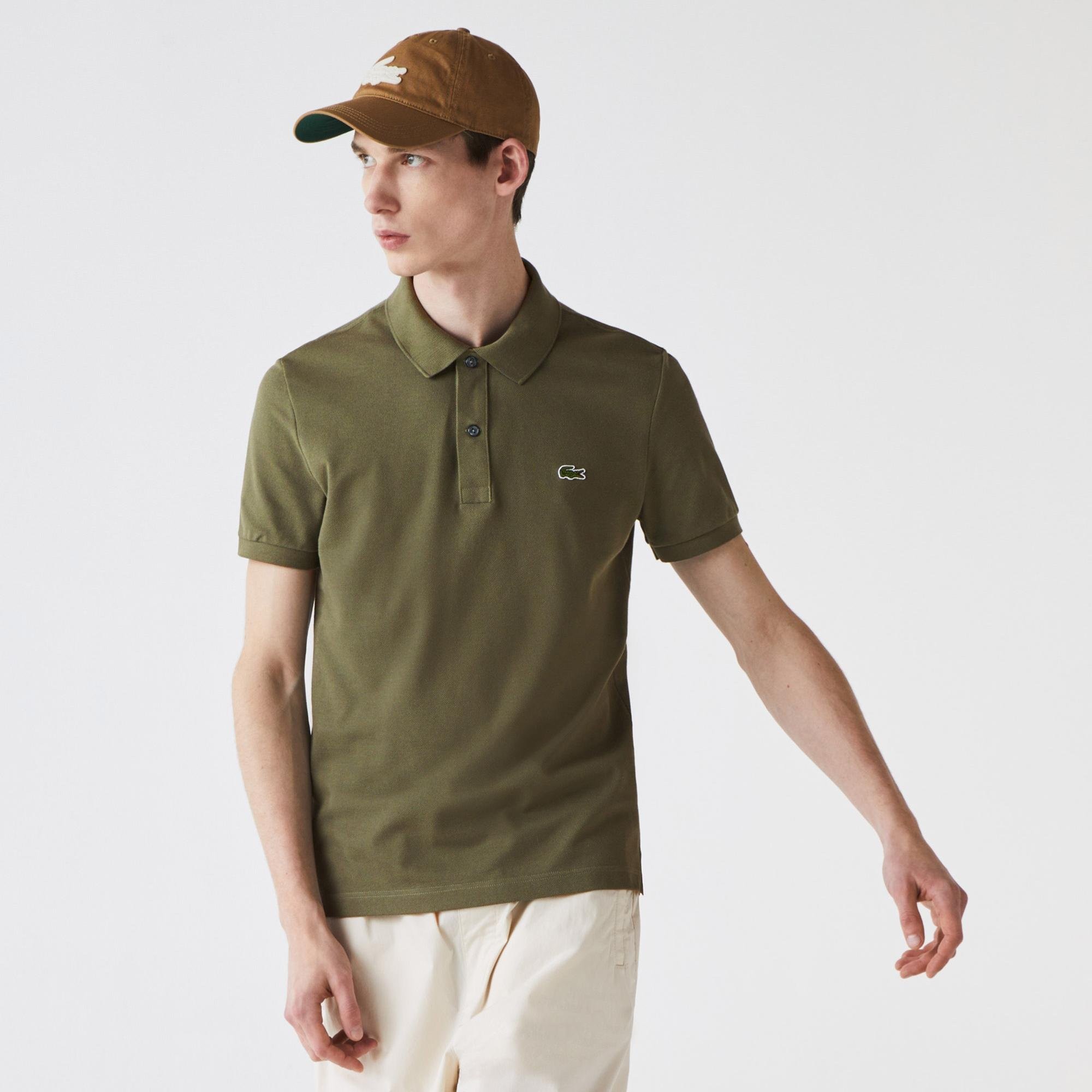 Classic Fit Polo Yaka T-Shirt - Yeşil/Haki