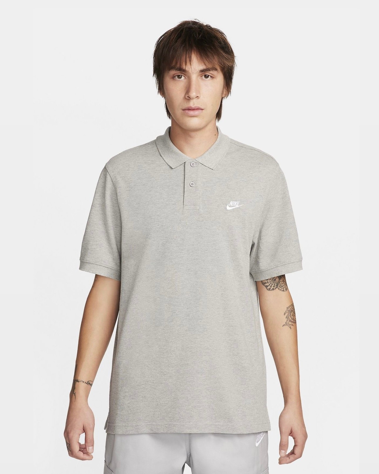 Sportswear Polo Yaka T-Shirt - Gri