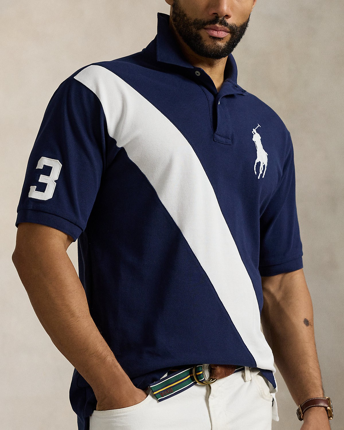 Big Pony Mesh Polo Yaka T-Shirt