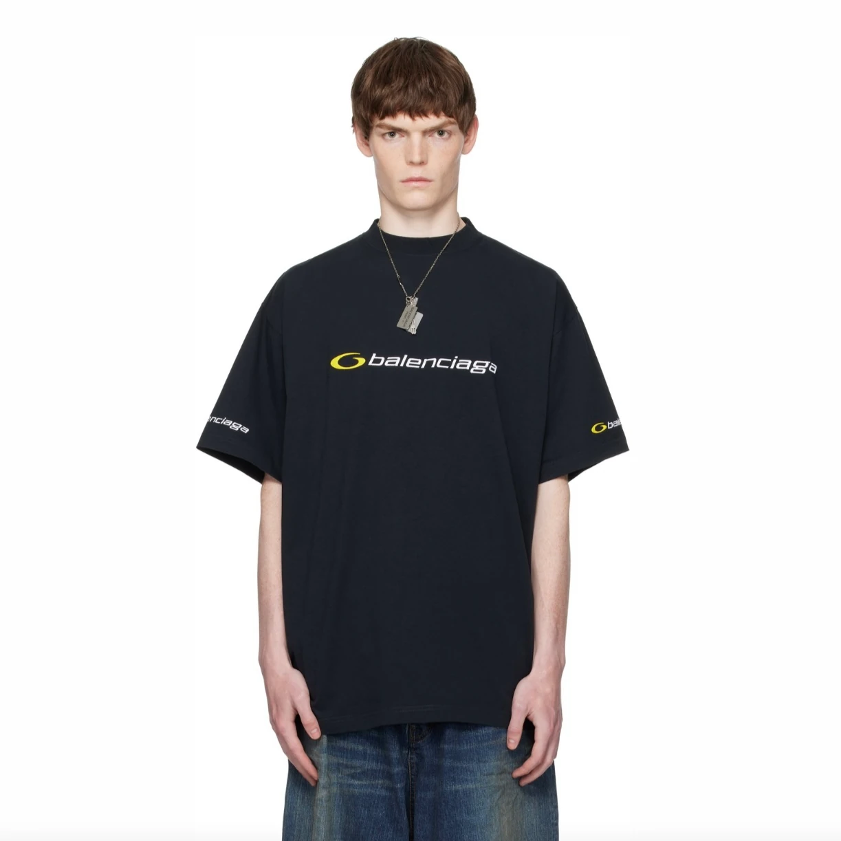 Balenciaga Loop Sports Icon Oversized T-Shirt