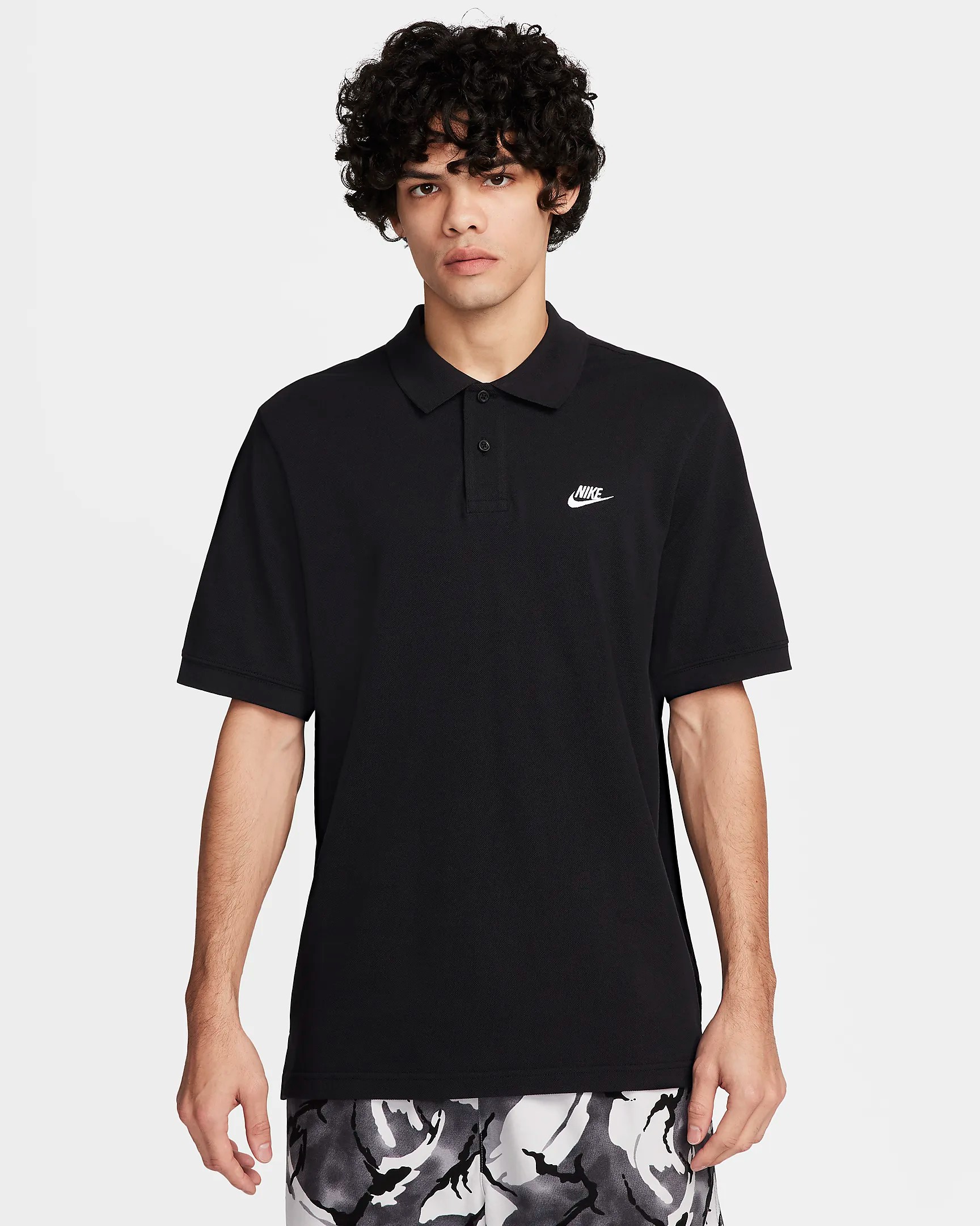 Sportswear Polo Yaka T-Shirt - Siyah