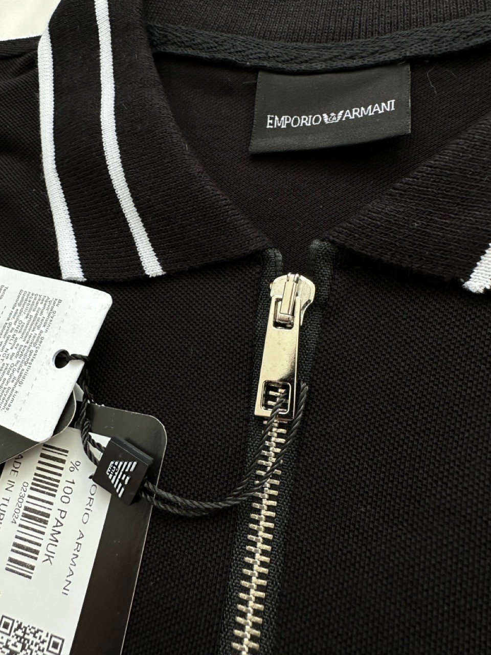 EA Fermuar Kapamalı Polo Yaka T-Shirt