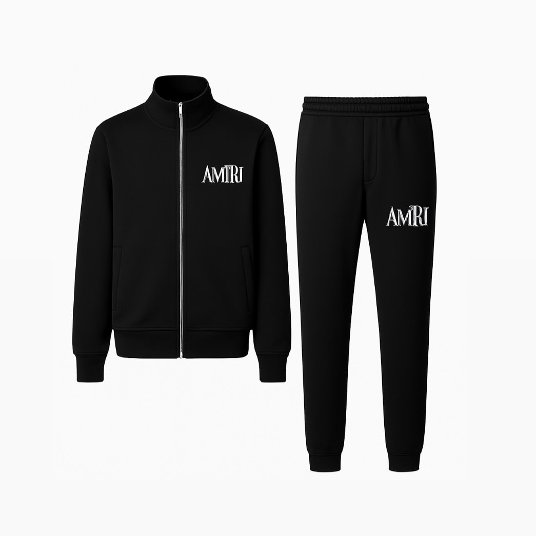 Amiri Standart Fit Eşofman Takımı - Siyah