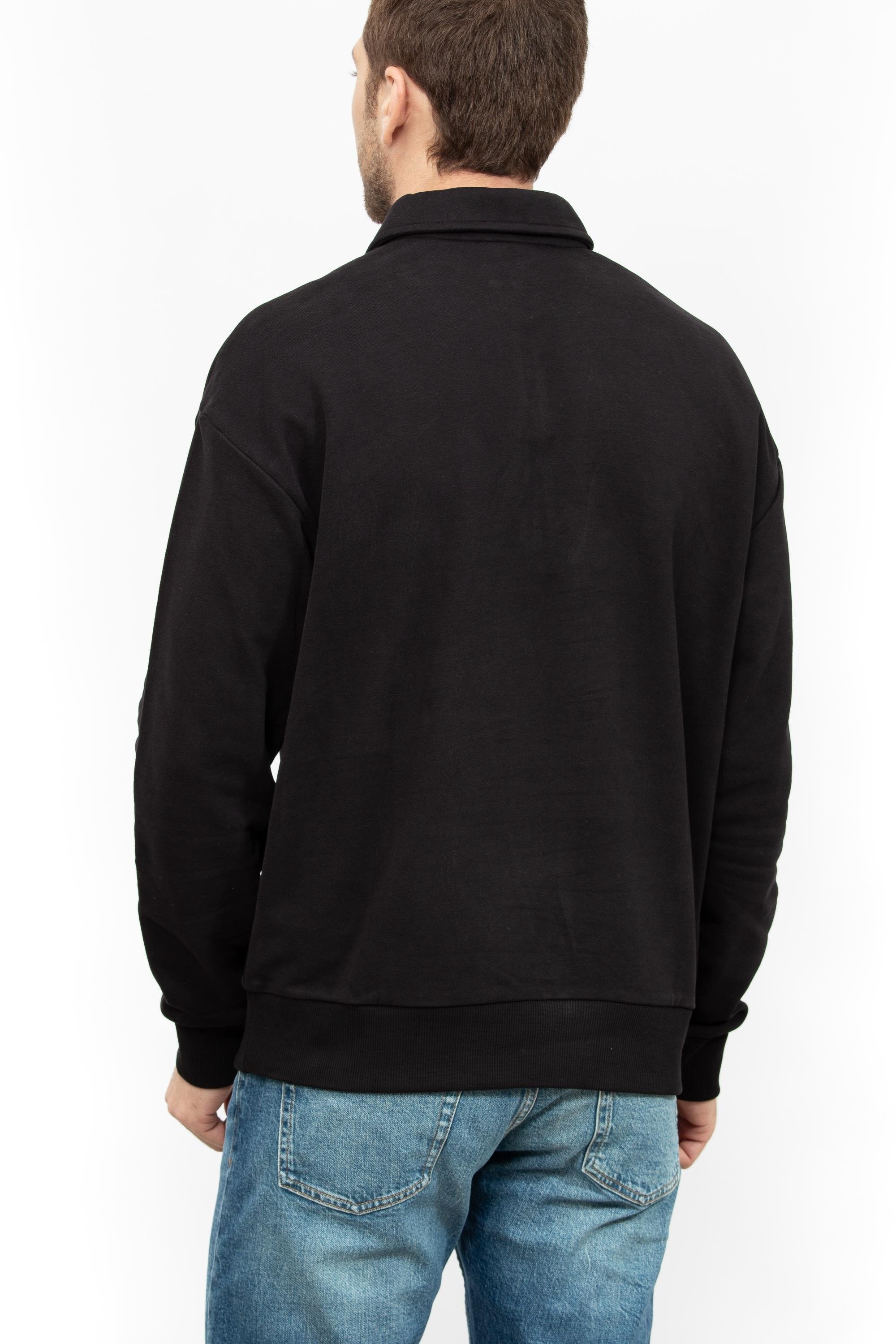 CK Fermuar Yakalı Wing Sweatshirt