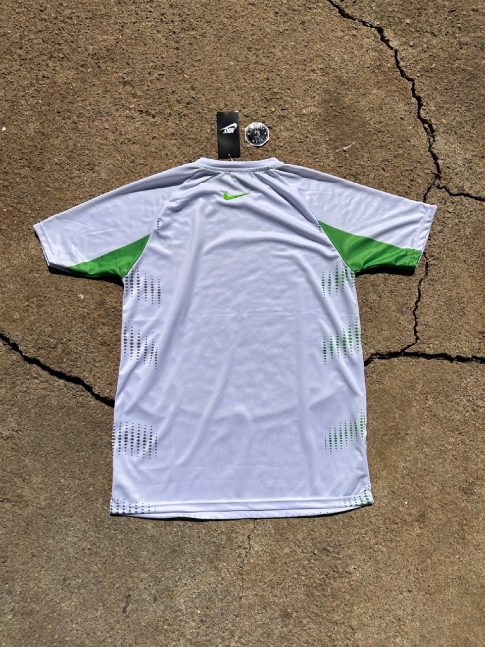 Tn Tee Yeşil/Beyaz Vintage T-Shirt